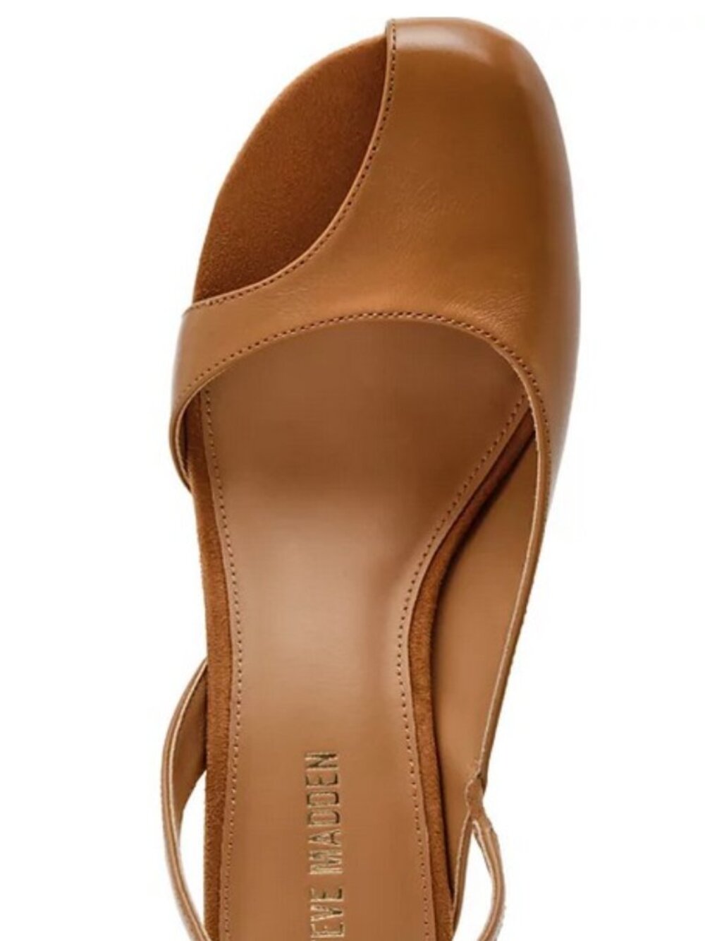 Steve Madden NIB Janine Hooded Slingback Pumps 8.5 tan leather